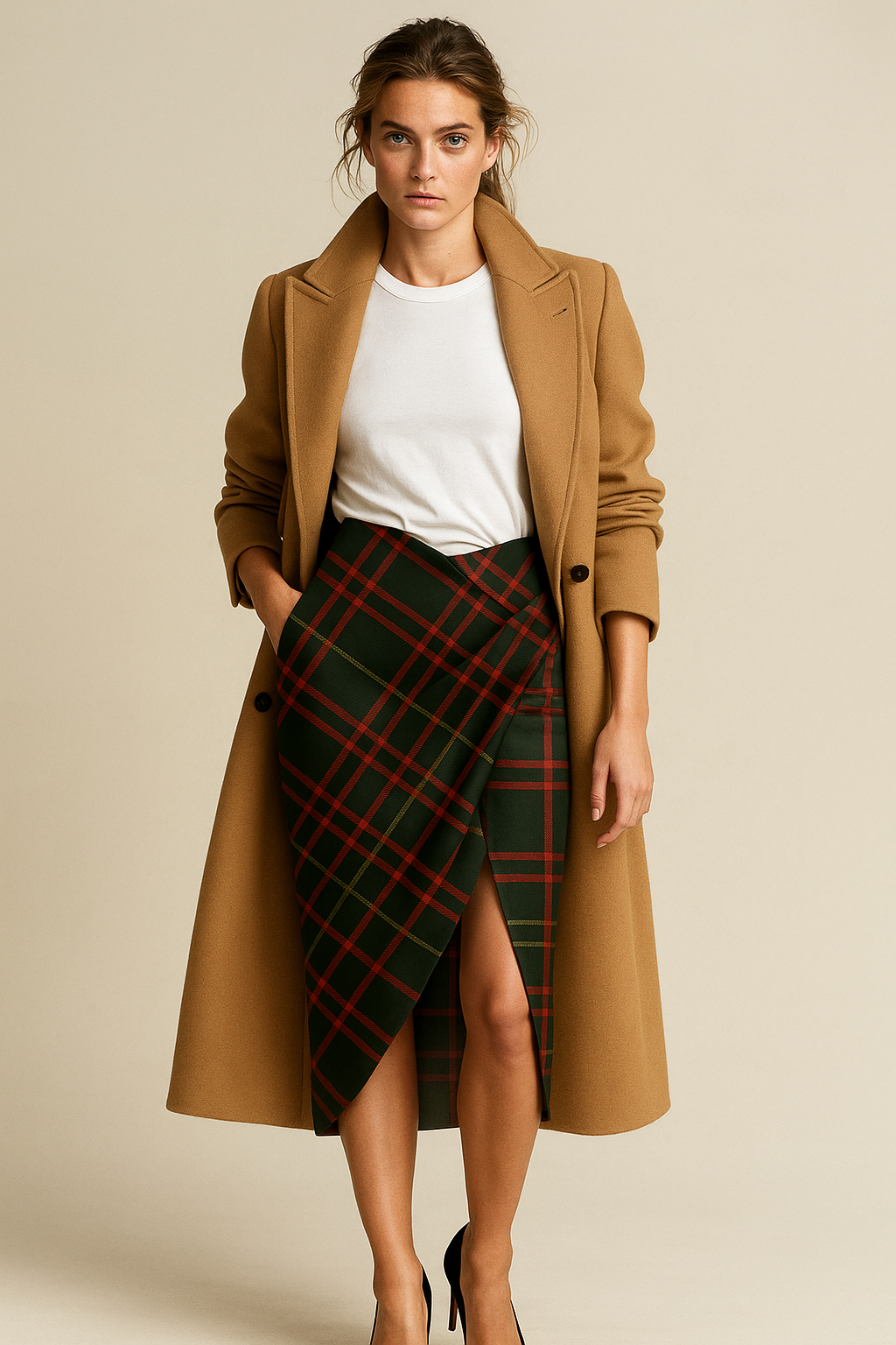 Nessa slit skirt