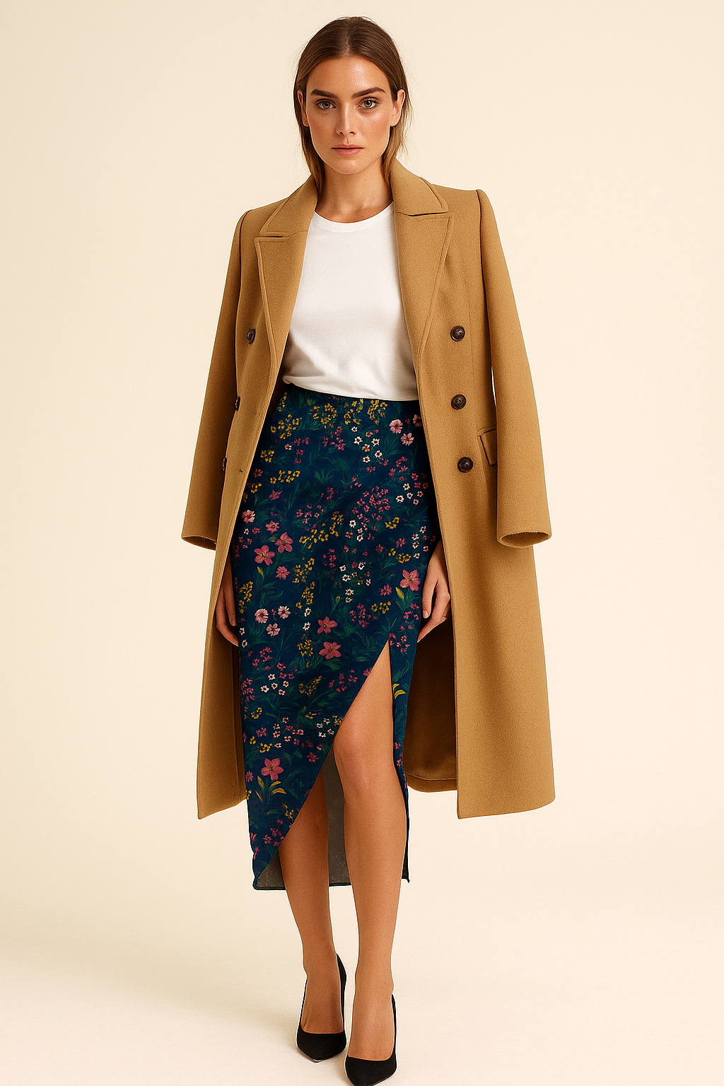 Nessa slit skirt