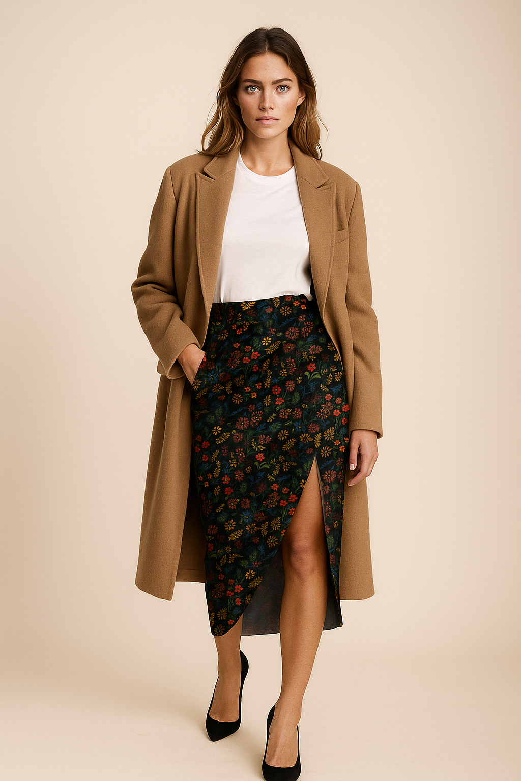 Nessa slit skirt