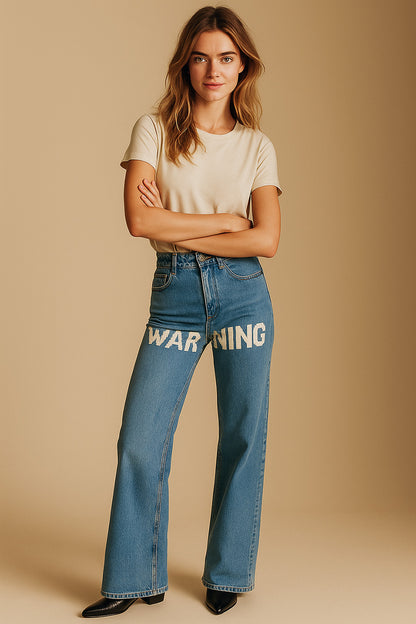 knitted jeans