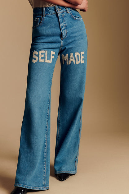 knitted jeans